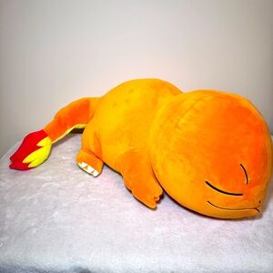 Pokemon Large Sleeping Charmander Plush Stuffed 2022 18"
